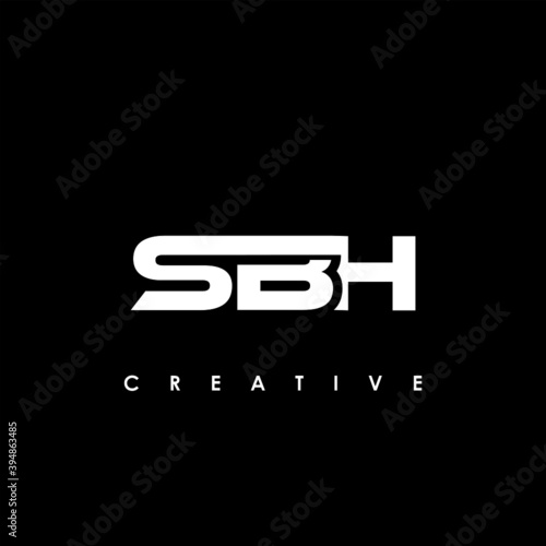 SBH Letter Initial Logo Design Template Vector Illustration 