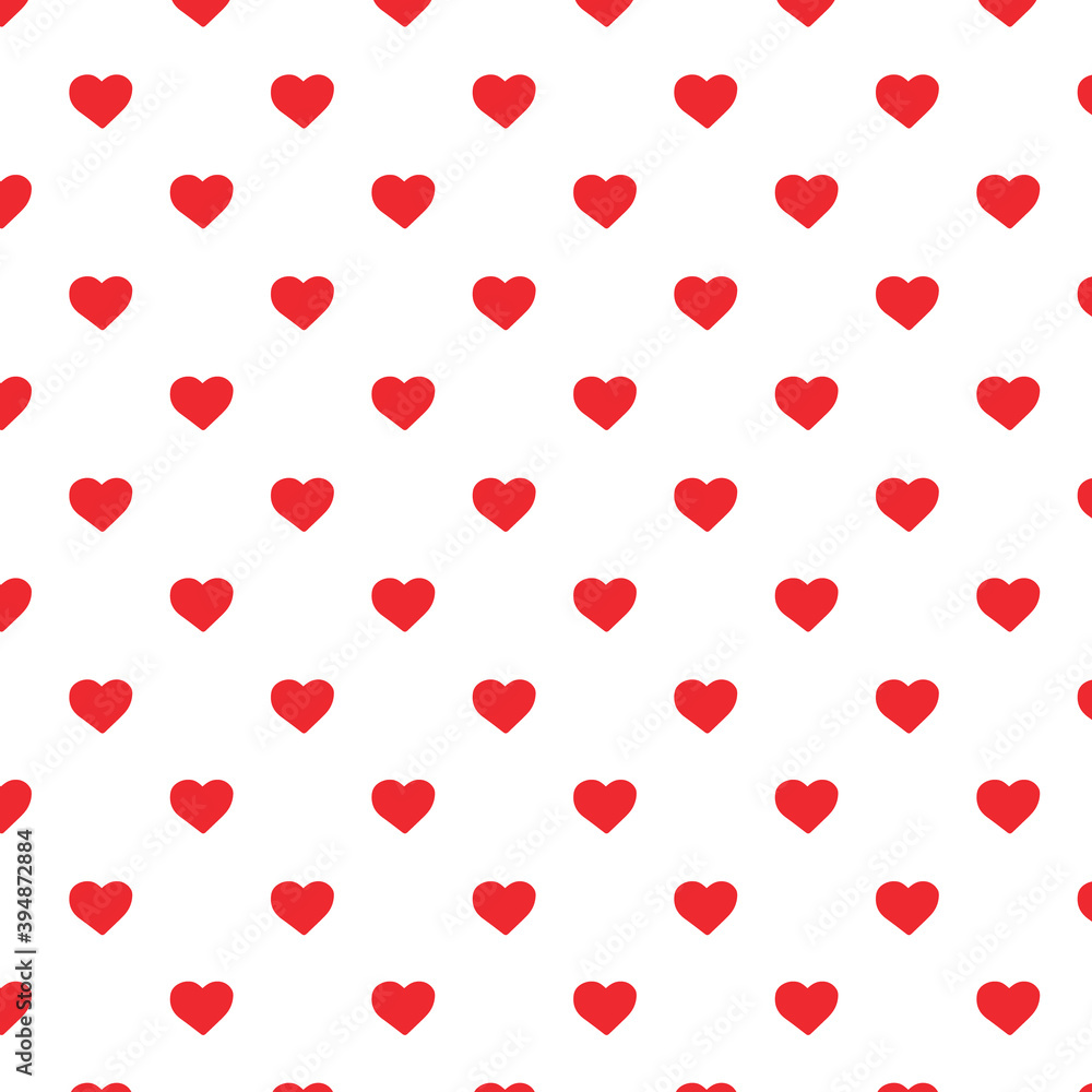 Valentin's red heart pattern. Seamless background Valentin's red heart pattern. Seamless background