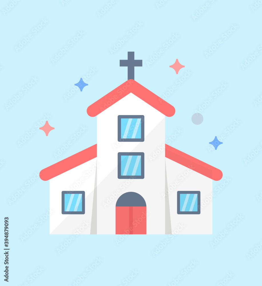 Church Building Vector