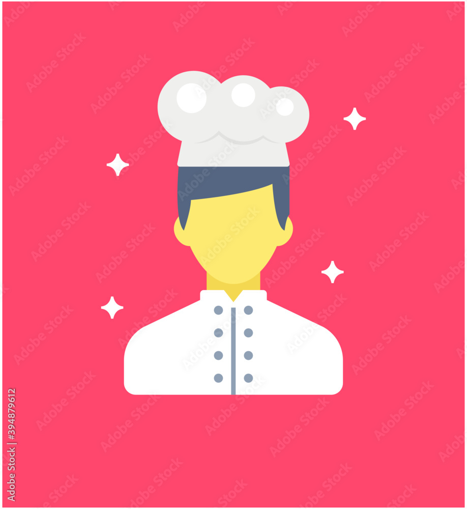 Chef Avatar Vector 
