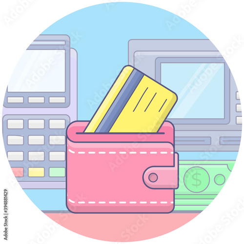 Money Wallet Vector 