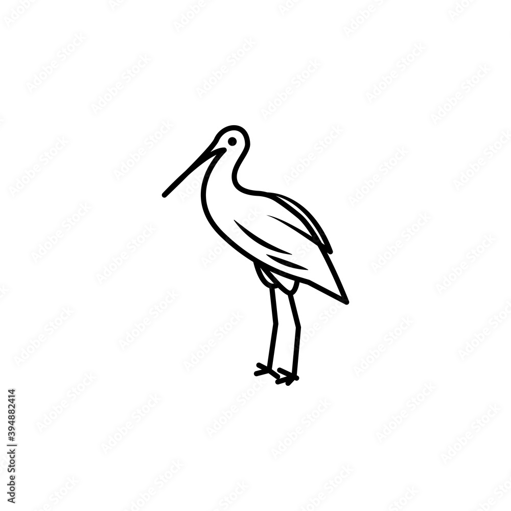 ibis line icon. signs and symbols can be used for web, logo, mobile app, ui, ux ibis line icon. signs and symbols can be used for web, logo, mobile app, ui, ux