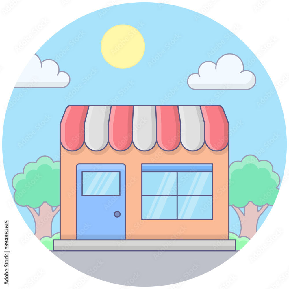 Shopping Store Building Shopping Store Building