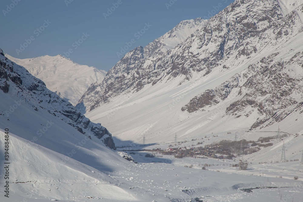 Obraz premium Winter photography of Ladakh Landscapes