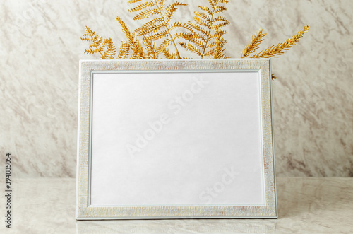 Fotografia Maqueta de postal de regalo o felicitación por navidad o momento conmemorativo