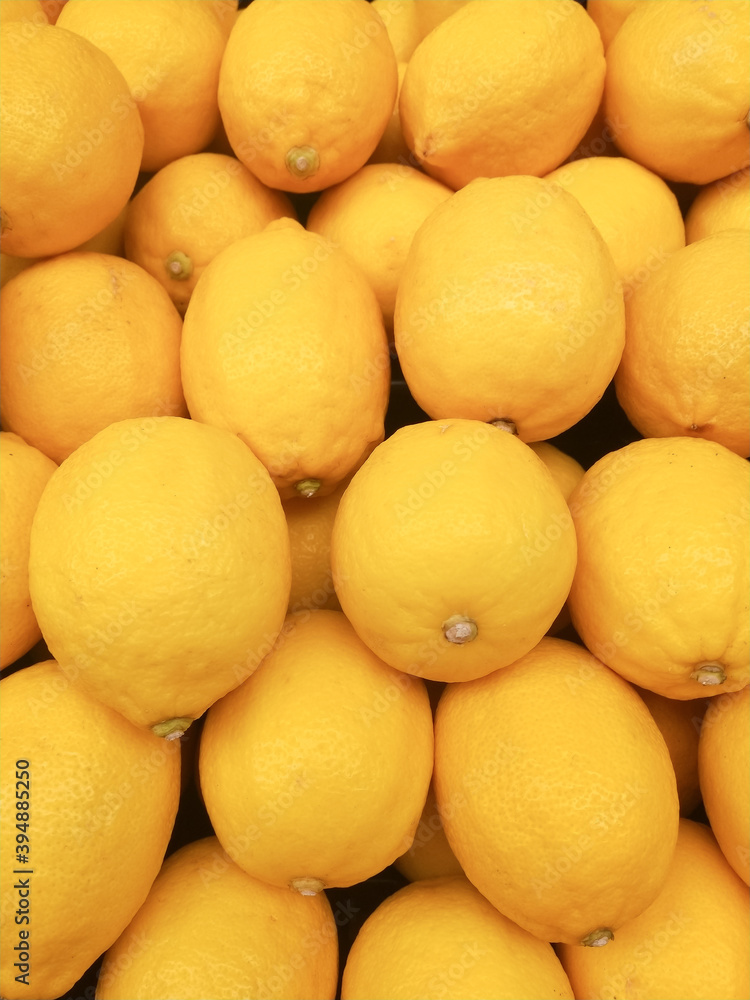 Organic Yellow Citrus Fruit Lemon background. Organic Yellow Citrus Fruit Lemon background.