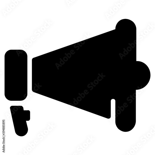 Megaphone Glyph Vector 