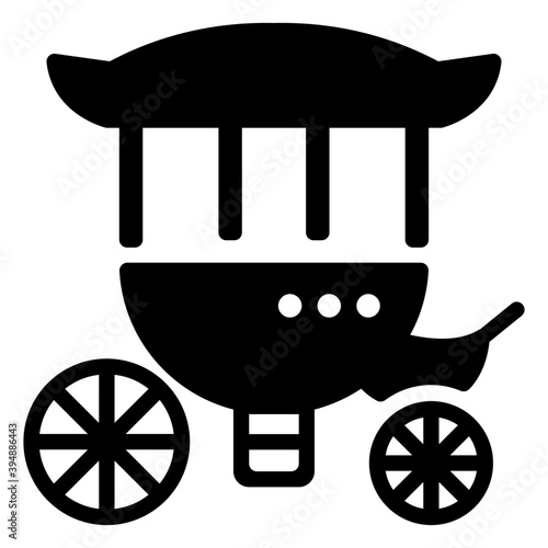 Wedding Carriage Cart