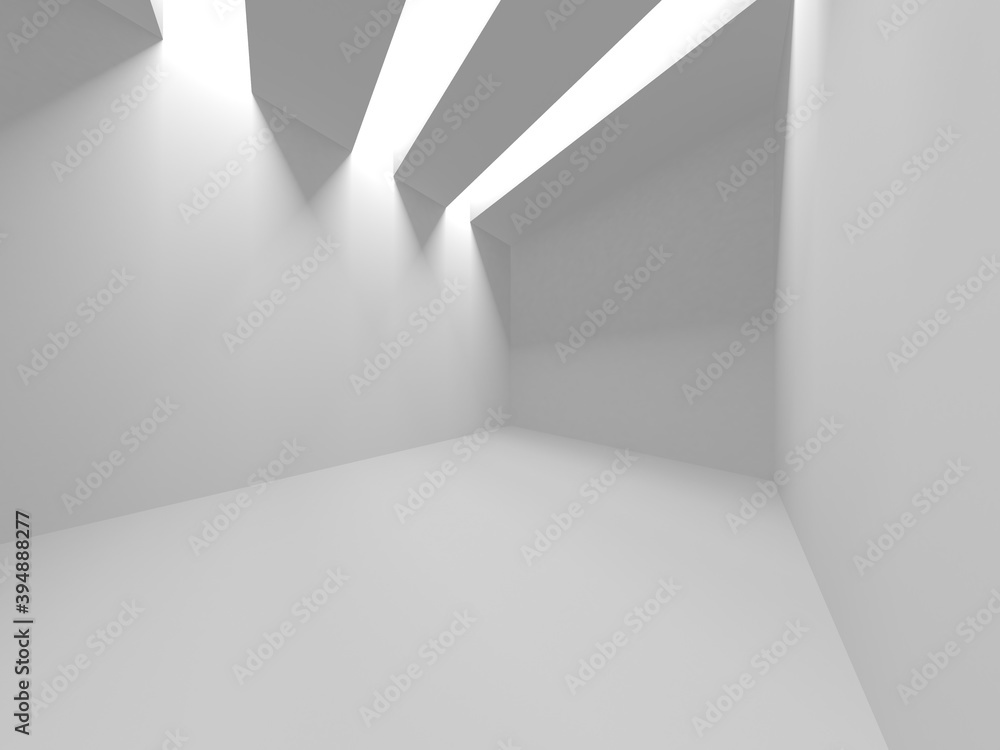 Abstract White Architecture Design Concept Abstract White Architecture Design Concept