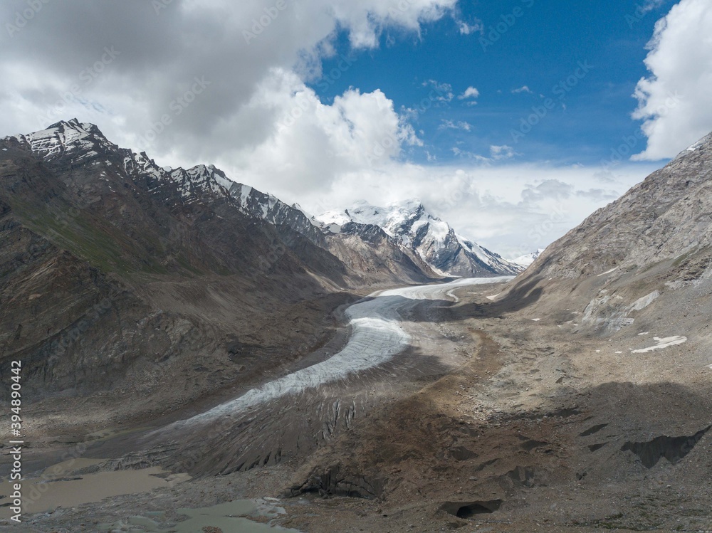 Drang Drung glacier in Ladakg, India