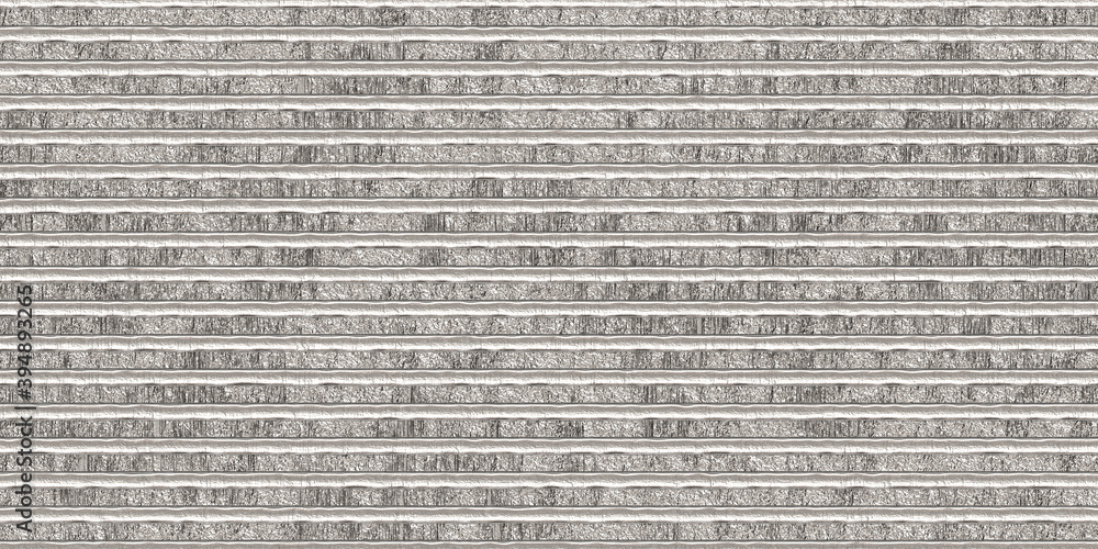 Fototapeta Striped Lines Silver Shiny Metal Sheet Pattern. Seamless Tiling.