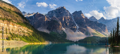 Valley of the Ten Peaks at Moraine Lake in Alberta Canada