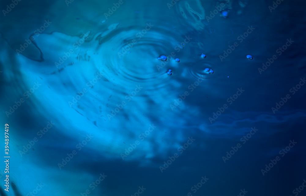 blue water circle ripples natural in pool ocean sea lake blue water circle ripples natural in pool ocean sea lake