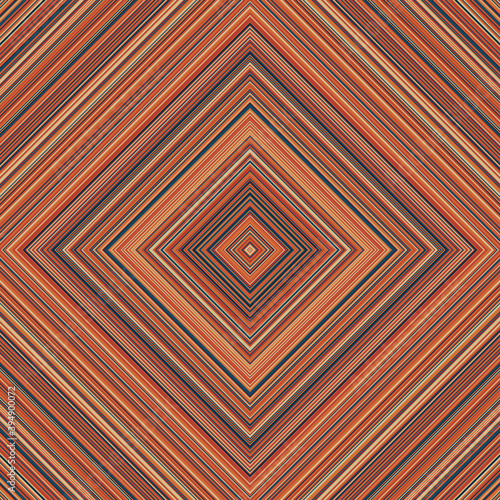 The African Style Fabric Patterns, Abstract Colorful Rhombic Pattern Background