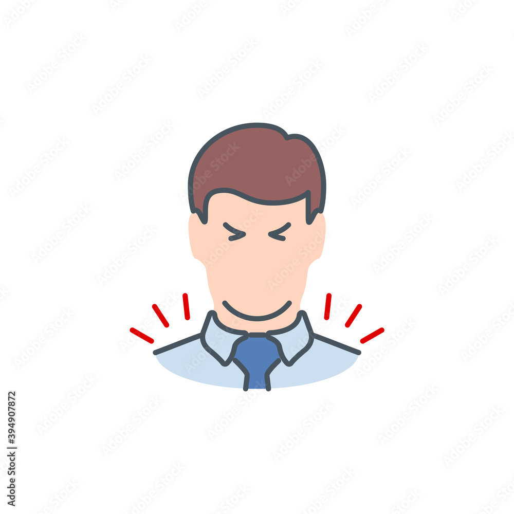 aches and pains Signs and symptoms Coronavirus single line icon isolated on white. Perfect outline symbol symptoms Covid 19 pandemic banner. Quality design element muscle pain with editable Stroke aches and pains Signs and symptoms Coronavirus single line icon isolated on white. Perfect outline symbol symptoms Covid 19 pandemic banner. Quality design element muscle pain with editable Stroke