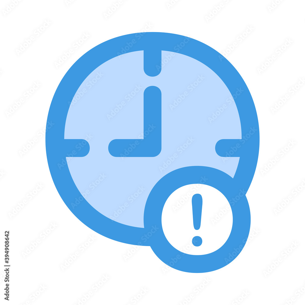 Pending icon icon vector illustration in blue style for any projects Pending icon icon vector illustration in blue style for any projects