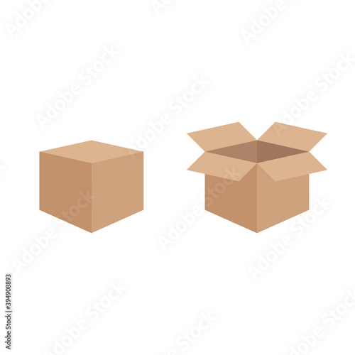 box icon flat style