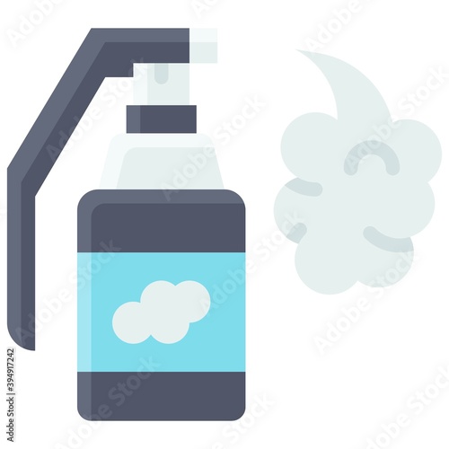 Smoke grenade icon, Protest related vector