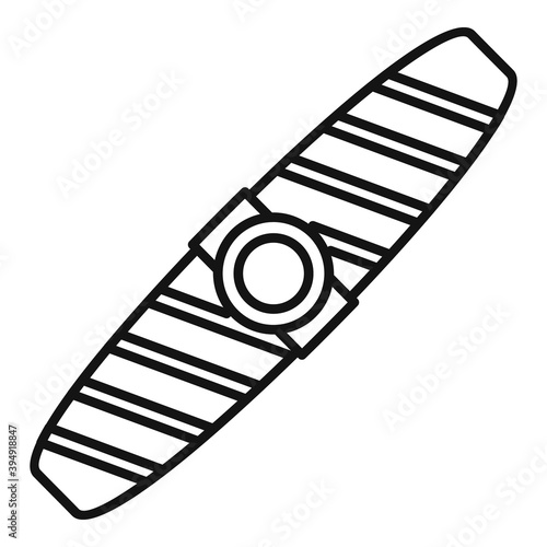 Duty free havana icon. Outline duty free havana vector icon for web design isolated on white background
