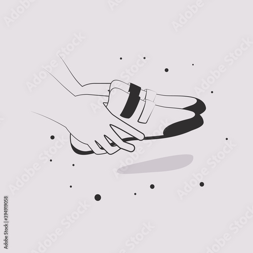 Climbing shoes