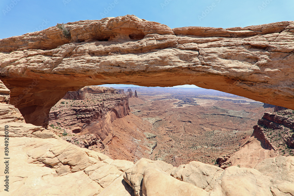 Mesa Arch in Canyonlands National Park. Utah. USA Mesa Arch in Canyonlands National Park. Utah. USA