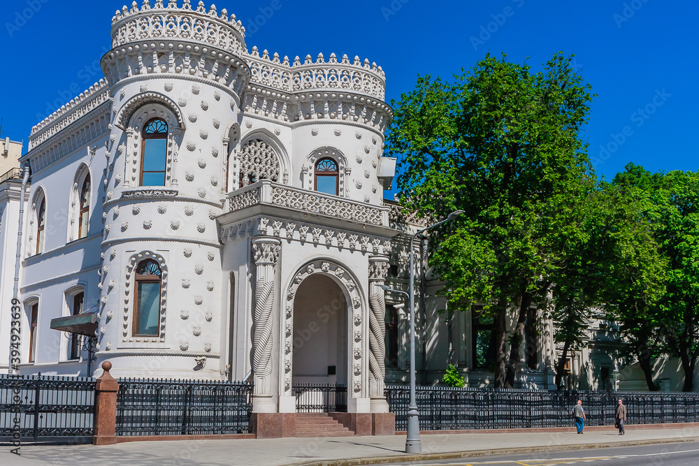 Reception House of the Government of the Russian Federation, Vozdvizhenka Street, 16. The former mansion of Arseny Morozov, 