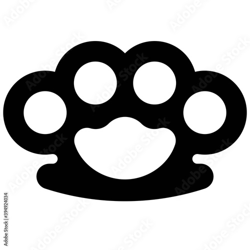 Knuckle icon, Protest related vector