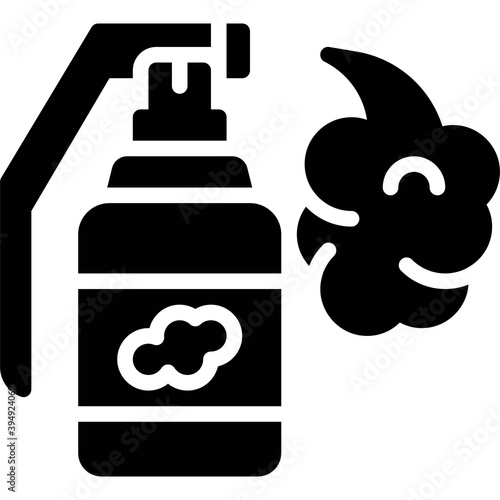 Smoke grenade icon, Protest related vector