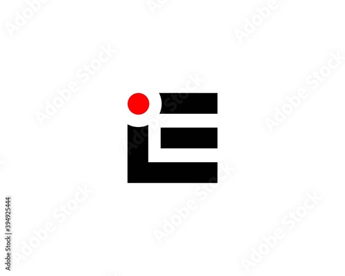IE EI LETTER LOGO DESIGN VECTOR TEMPLATE. IE EI LOGO DESIGN.