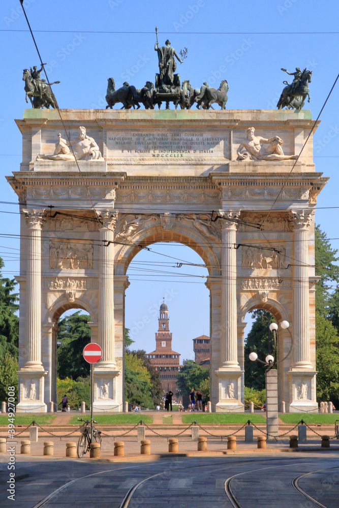 Arco della pace di Milano