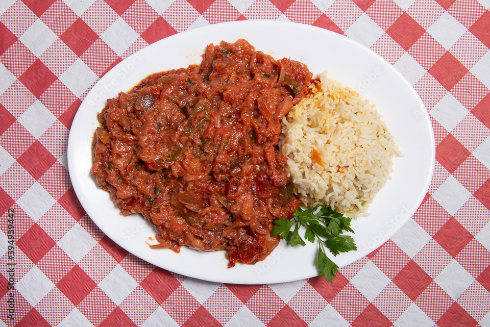 Patlican salatasi. Greek, vegetables. Patlican salatasi. Greek, vegetables.
