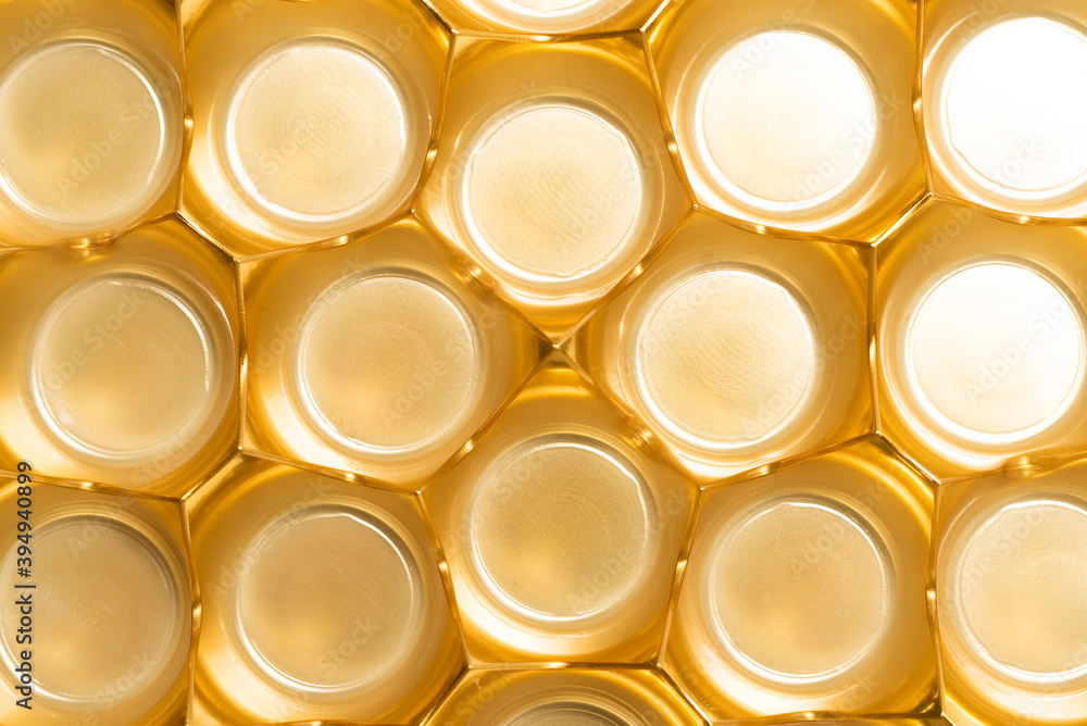 Golden abstract background. Top view. Golden abstract background. Top view.