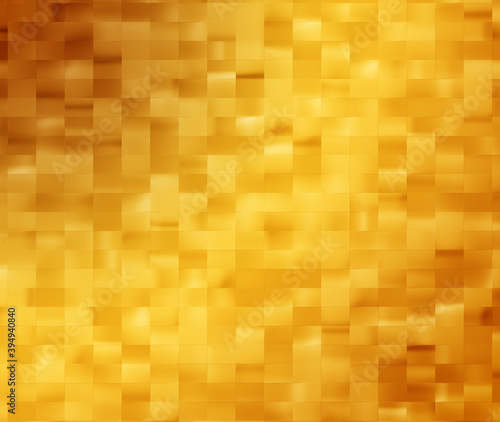 Abstract background texture of gold rectangles