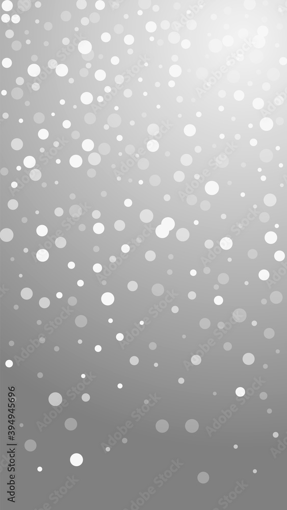 White dots Christmas background. Subtle flying sno White dots Christmas background. Subtle flying sno
