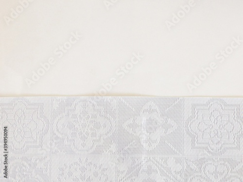 Cream color background with horizontal side carving texture