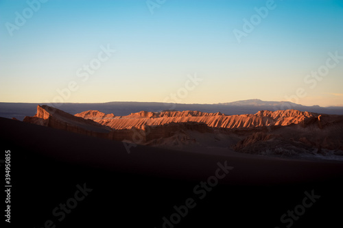 sunrise in the altiplano Chile