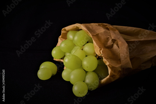 Canvas Print Bunch of grapes, close up