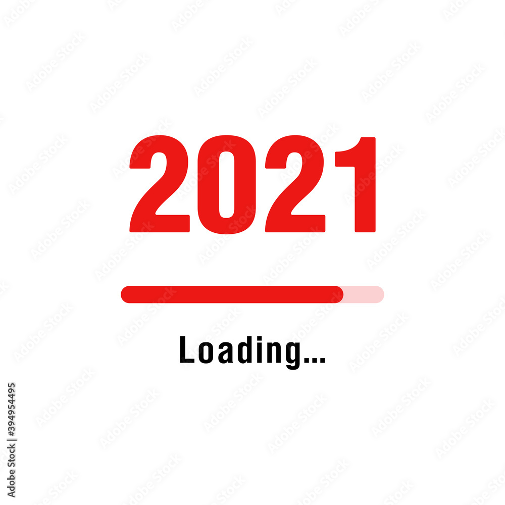 2021 New Year load illustration 2021 New Year load illustration