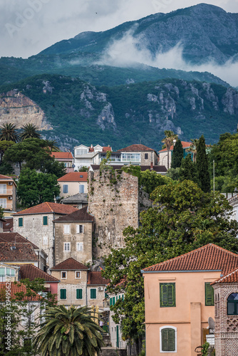 Herceg Novi coastal town located at the entrance to the Bay of Kotor, Montenegro
