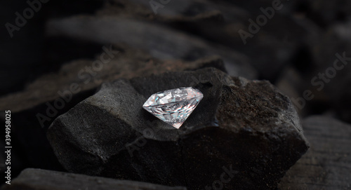 
A large, shiny diamond for jewelry making.