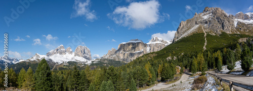 Panorama Pass Bordoi Belluno Italy