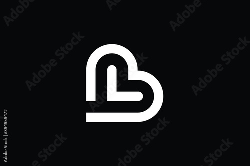 BL logo letter design on luxury background. LB logo monogram initials letter concept. LB icon logo design. BL elegant and Professional letter icon design on black background. B L BL LB