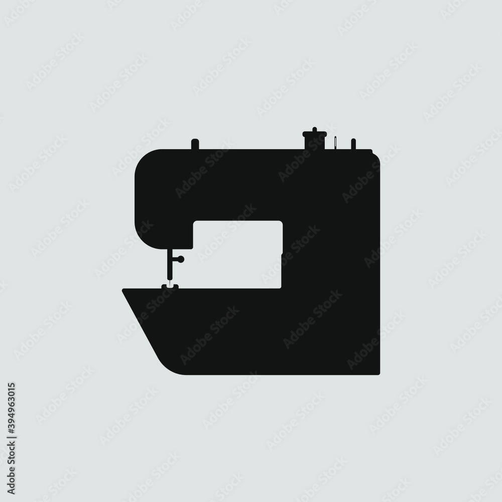 sewing machine drawing on white background sewing machine drawing on white background