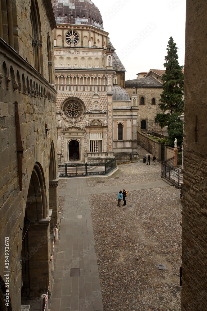 Bergamo (Italy). Basilica of Santa Maria Maggiore in the city of Bergamo