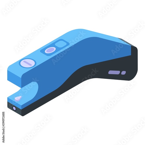 Handle taser icon. Isometric of handle taser vector icon for web design isolated on white background
