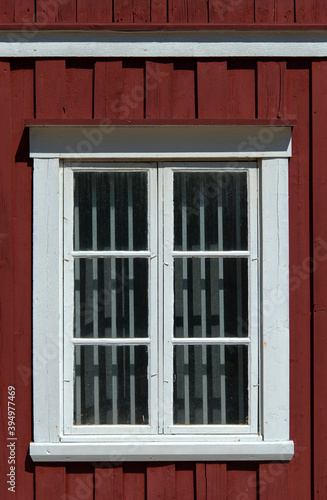 Fenêtre traditionnelle à Oslo, Norvège