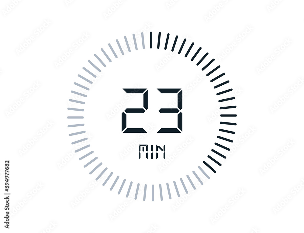 23 minutes timers Clocks, Timer 23 min icon 23 minutes timers Clocks, Timer 23 min icon