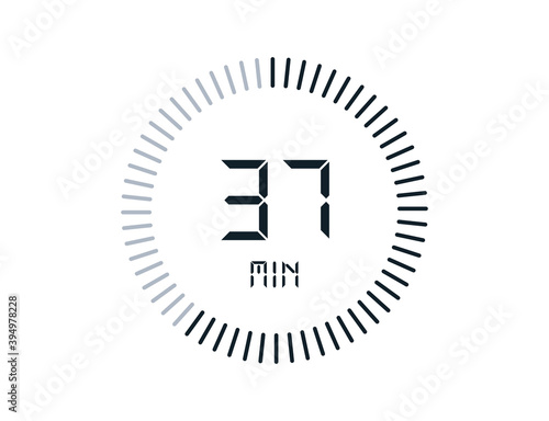 37 minutes timers Clocks, Timer 37 min icon