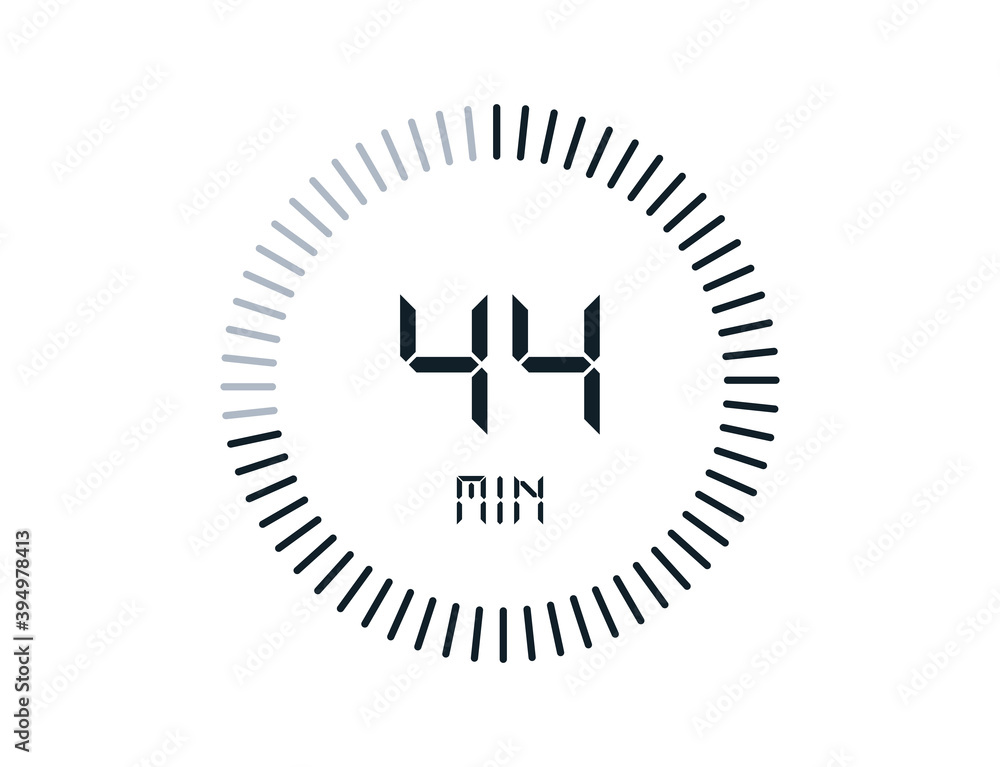 44 minutes timers Clocks, Timer 44 min icon 44 minutes timers Clocks, Timer 44 min icon