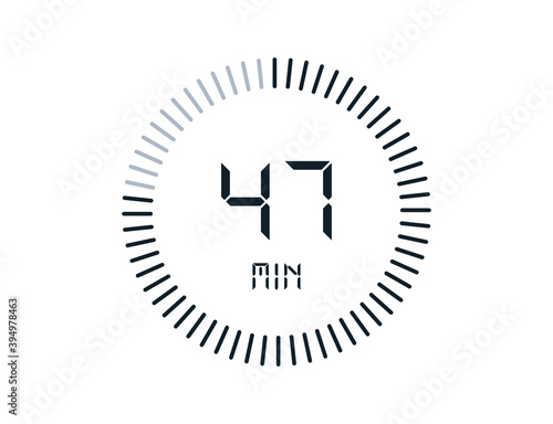 47 minutes timers Clocks, Timer 47 min icon